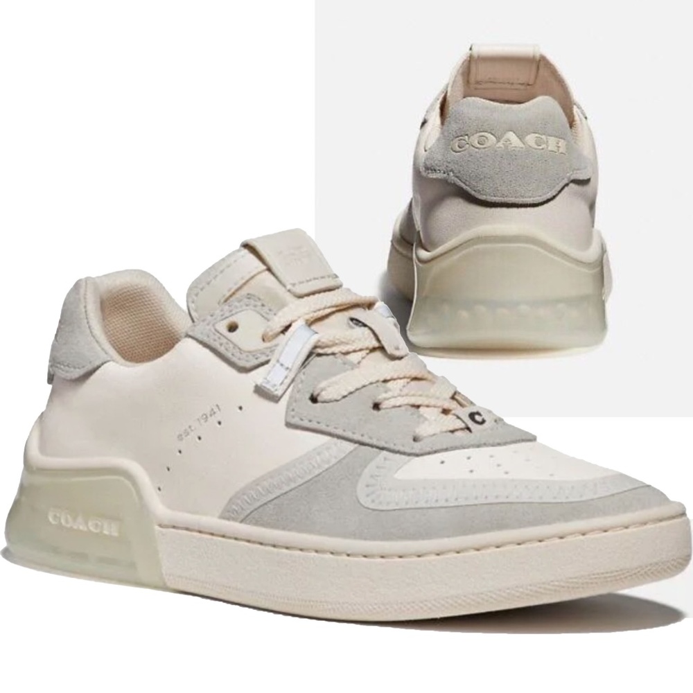 Coach leather and suede "Citysole" women's sneakers size 7.5